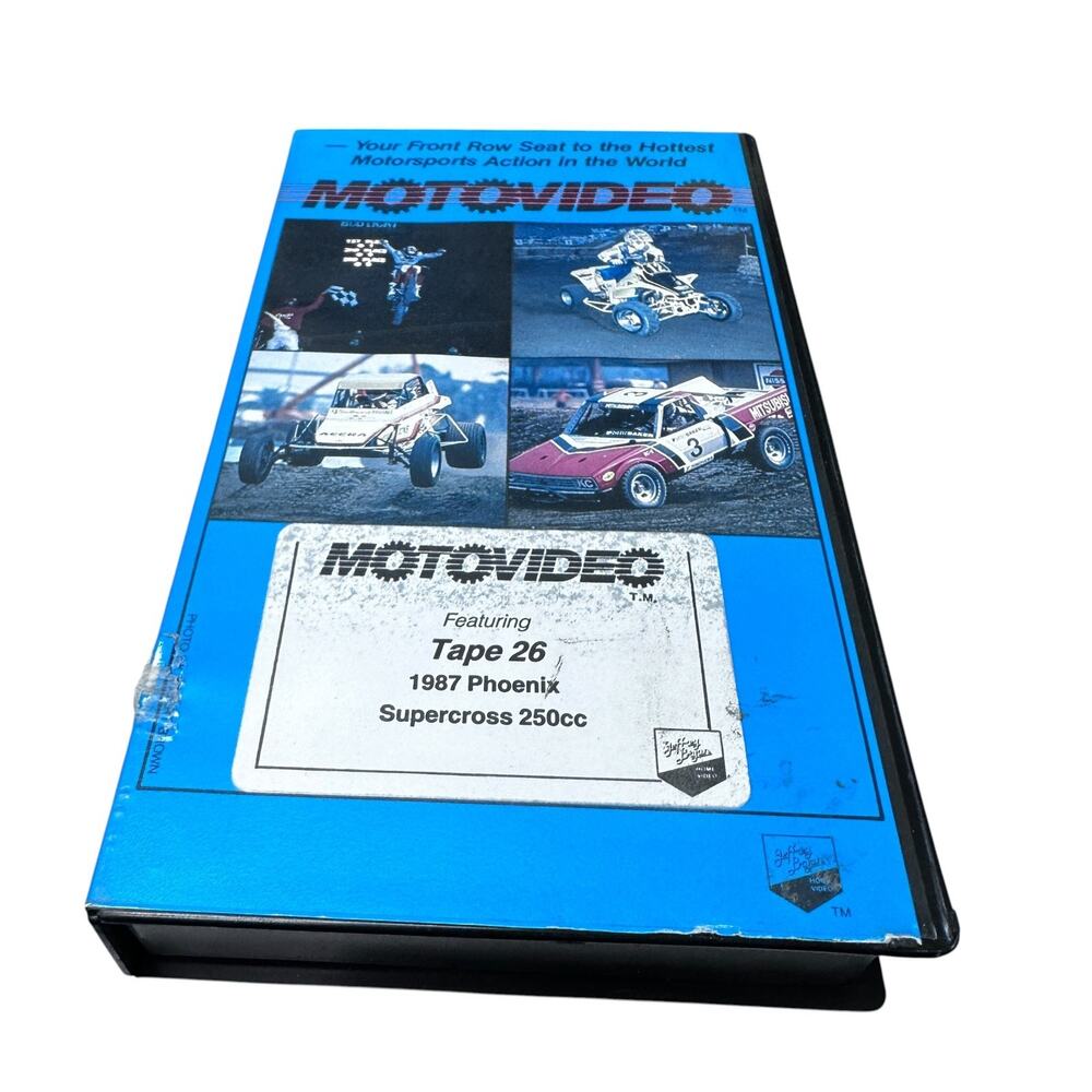 1987 Motocross Phoenix Supercross 250cc Tape 26 VHS Video RARE